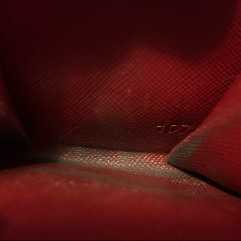 Prada Small Saffiano Zip Coin Purse in Deep Red - Picture 7 of 7